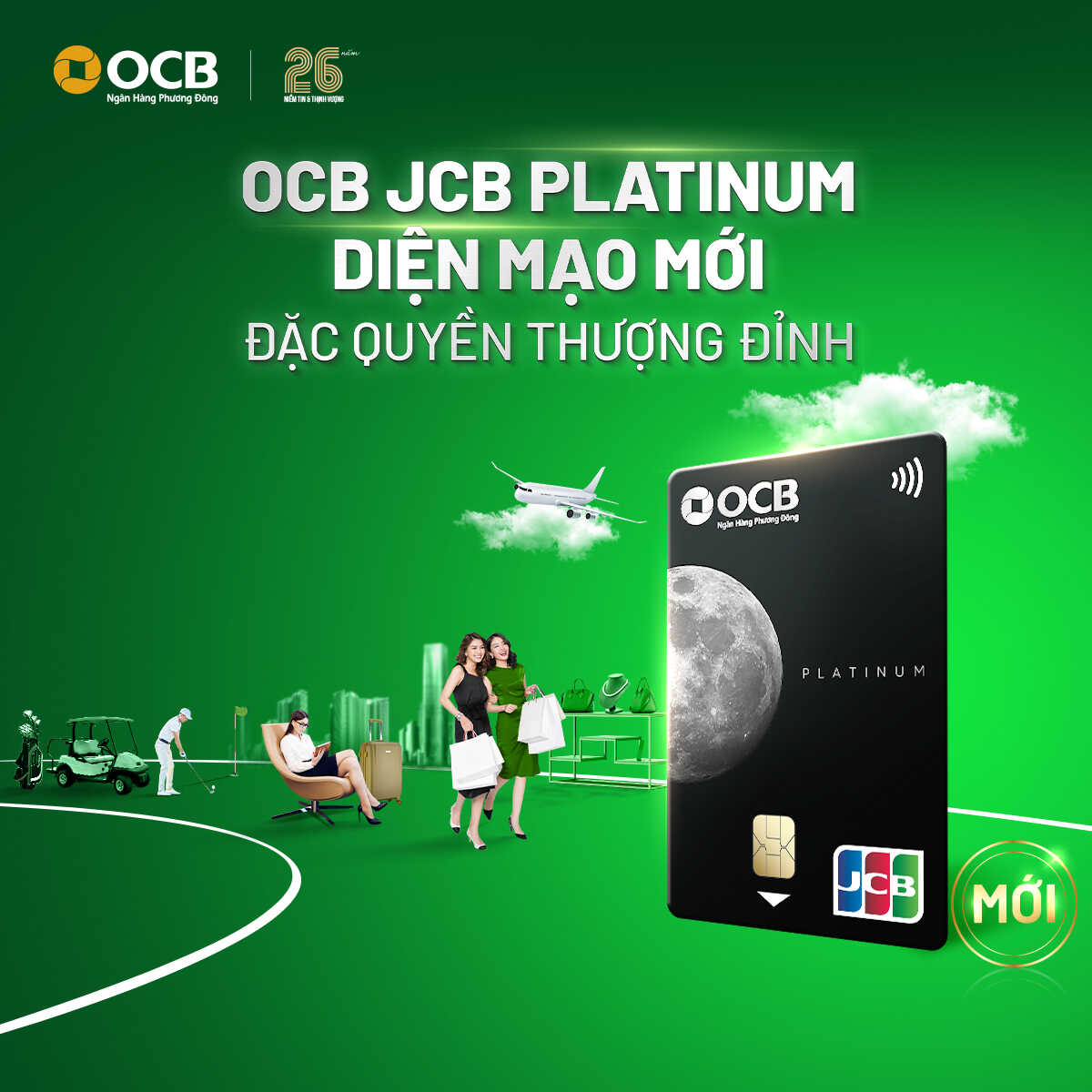 OCB JCB PLATINUM - THẺ TÍN DỤNG QUỐC TẾ ĐẾN TỪ NHẬT BẢN