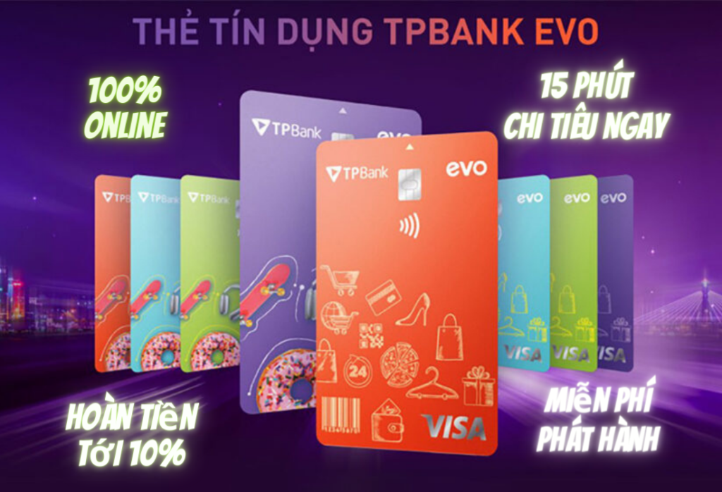 TPBank EVO VISA - Thẻ dẫn đầu xu hướng online