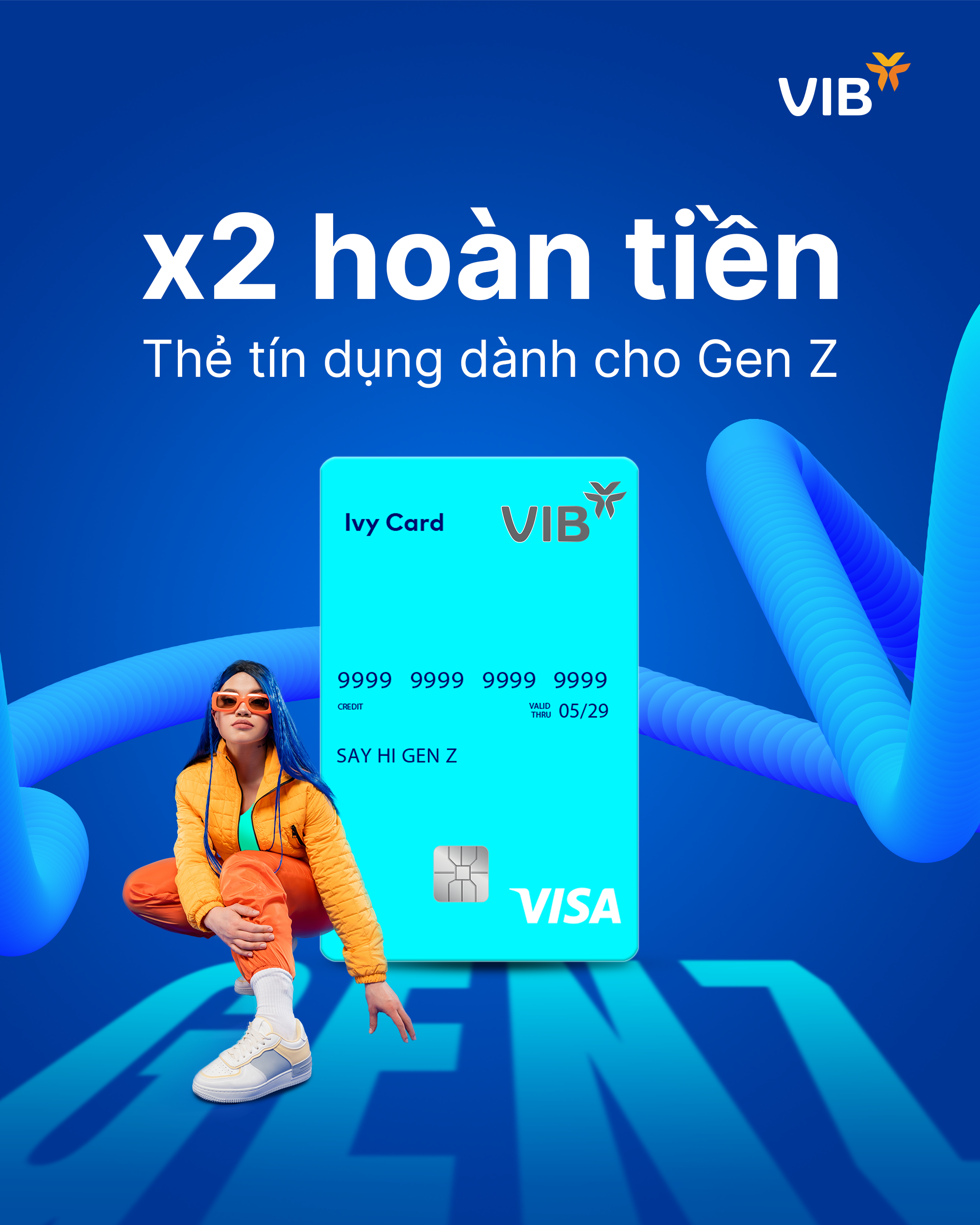 VIB IVY - Sinh Viên Credit Card